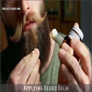 Applying Beard Balm