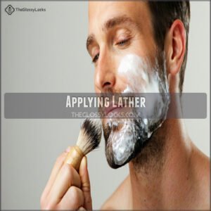 Applying Lather