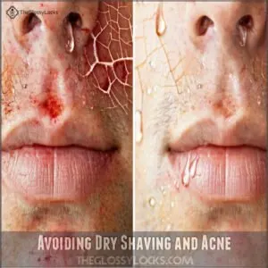 Avoiding Dry Shaving and Acne