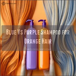 Blue Vs Purple Shampoo for Orange Hair