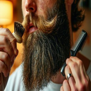 Brushing and Trimming The Beard