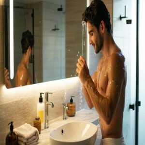 Cleansing Skin Before Applying Aftershave