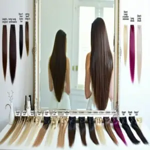 Clip-in Hair Extension Length Guide Clip-in Hair Extension Length Guide