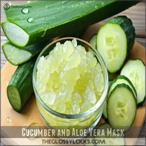 Cucumber and Aloe Vera Mask Cucumber and Aloe Vera Mask