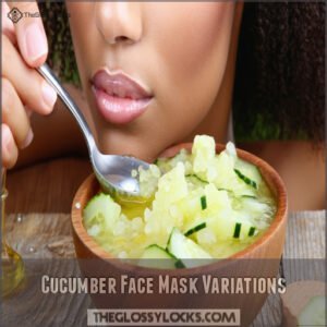 Cucumber Face Mask Variations