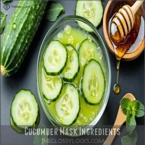 Cucumber Mask Ingredients Cucumber Mask Ingredients