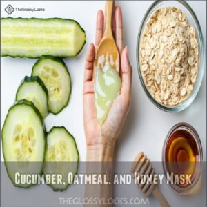 Cucumber, Oatmeal, and Honey Mask