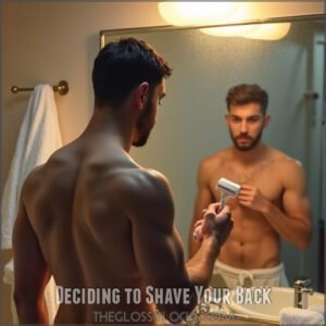 Deciding to Shave Your Back