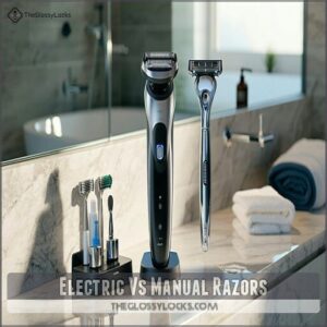 Electric Vs Manual Razors Electric Vs Manual Razors