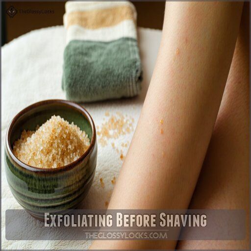 Exfoliating Before Shaving