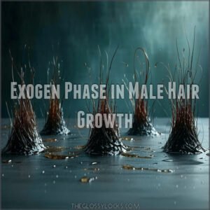 Exogen Phase in Male Hair Growth