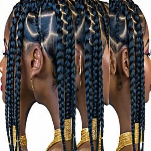 Feed-in Fulani Braids