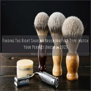 finding the right shaving brush for face type