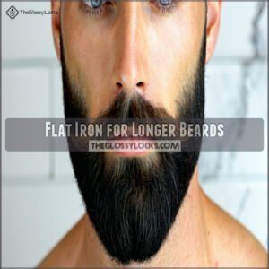 Flat Iron for Longer Beards