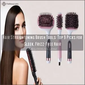 hair straightening brush tools