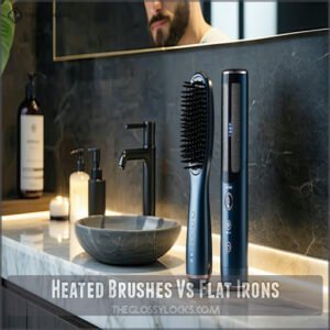 Heated Brushes Vs Flat Irons