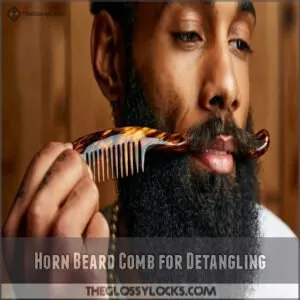 Horn Beard Comb for Detangling