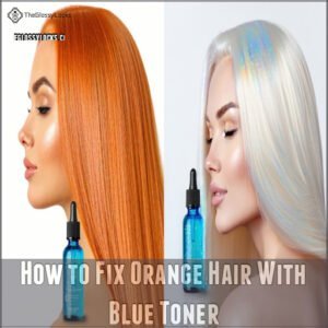 How to Fix Orange Hair With Blue Toner