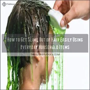 how to get slime out of hair