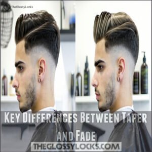 Key Differences Between Taper and Fade