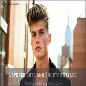 Layered Cuts and Shorter Styles