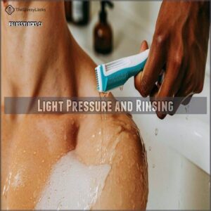 Light Pressure and Rinsing Light Pressure and Rinsing