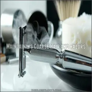 Maintaining Coarse Hair and Razors