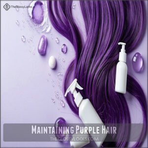 Maintaining Purple Hair