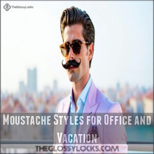 Moustache Styles for Office and Vacation