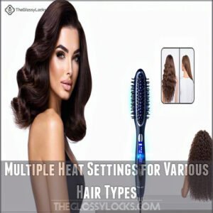 Multiple Heat Settings for Various Hair Types