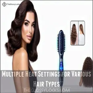 Multiple Heat Settings for Various Hair Types