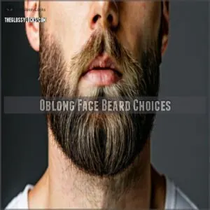 Oblong Face Beard Choices