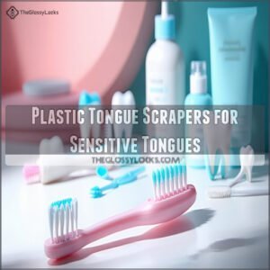 Plastic Tongue Scrapers for Sensitive Tongues