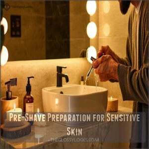 Pre-Shave Preparation for Sensitive Skin