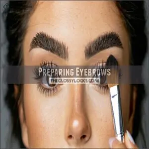 Preparing Eyebrows