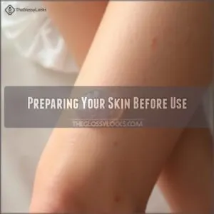 Preparing Your Skin Before Use