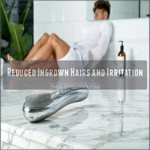 Reduced Ingrown Hairs and Irritation