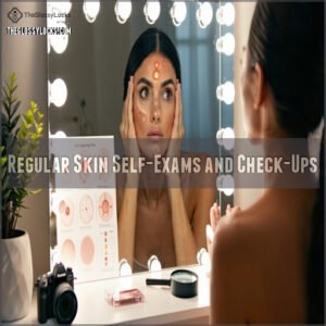 Regular Skin Self-Exams and Check-Ups