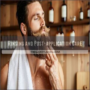 Rinsing and Post-application Care