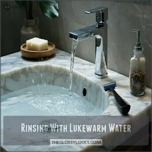 Rinsing With Lukewarm Water Rinsing With Lukewarm Water