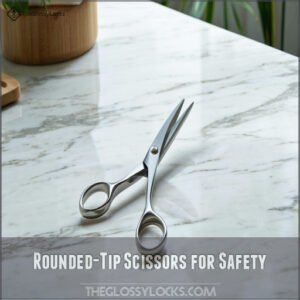 Rounded-Tip Scissors for Safety