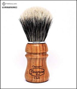 S.O.C. Cherry Wood Shave Brush