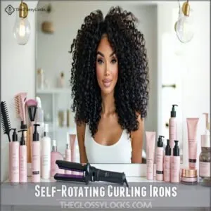 Self-Rotating Curling Irons