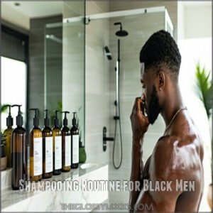 Shampooing Routine for Black Men