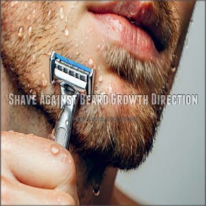 Shave Against Beard Growth Direction