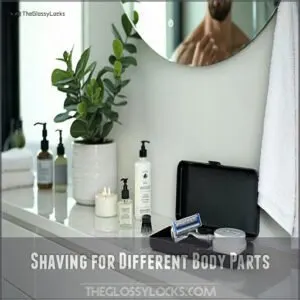 Shaving for Different Body Parts