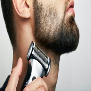 Shaving Longer, Curly, Flat-lying Hairs