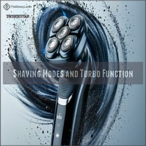 Shaving Modes and Turbo Function