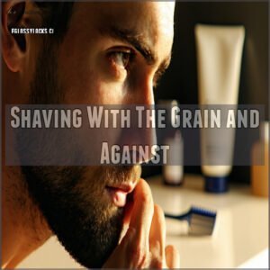 Shaving With The Grain and Against