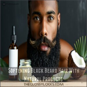 Softening Black Beard Hair With Natural Products